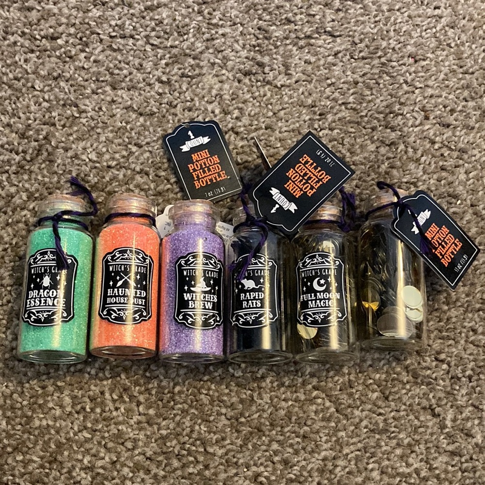 6 mini potion jars all colors and different labels target 2021 collection